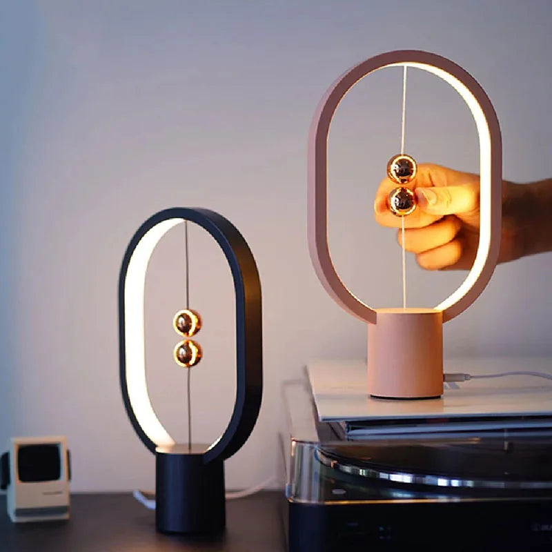 Creative Table LED Mini Balance Light Night Light Balance Lamp USB Bedside Night Lamp Decorative For Bedroom