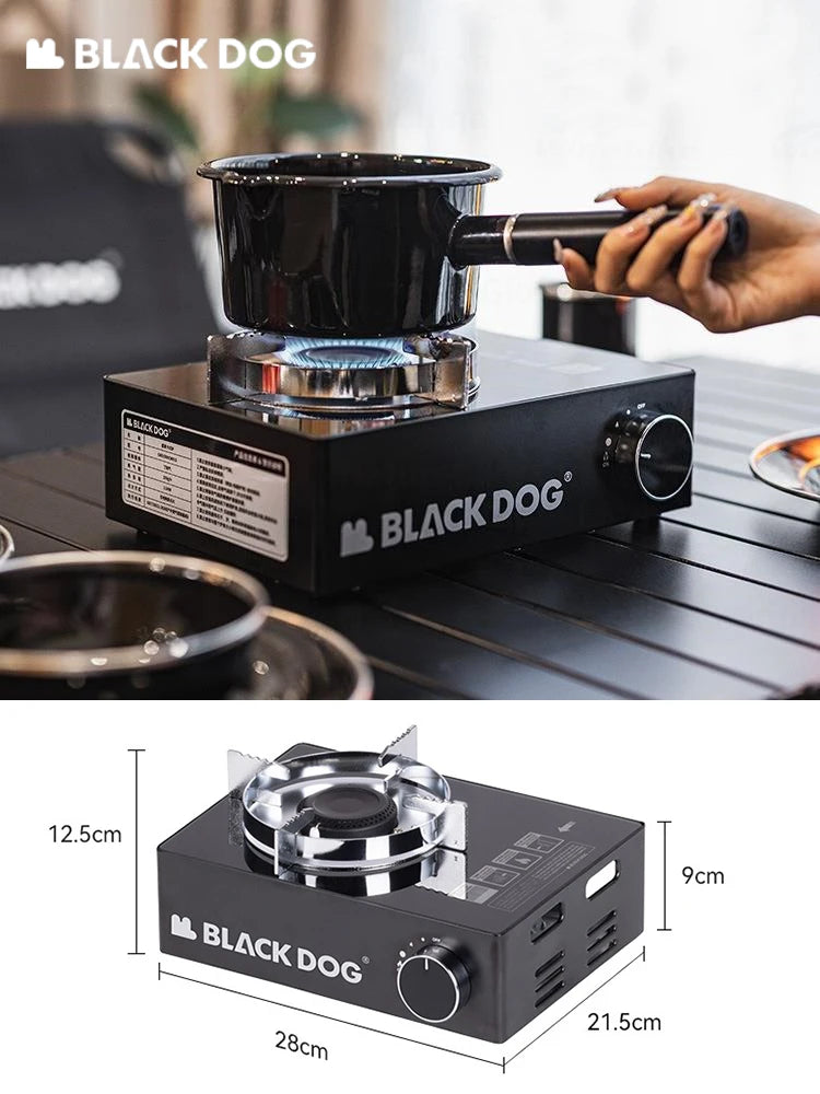 Naturehike BLACKDOG Outdoor Cassette Stove Gas Tank Portable Camping Picnic BBQ Equipment Cookware 3500W Burner Portable Furnace