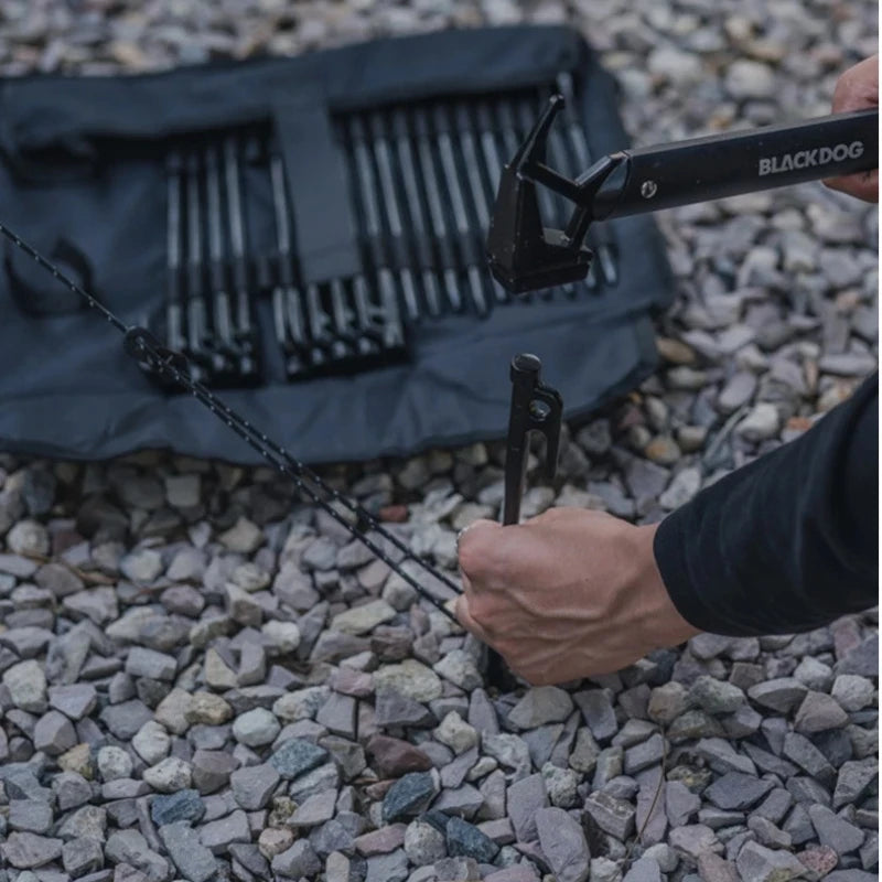 Naturehike-Blackdog Portable Tool Storage Bag Large Capacity Camping Accessories Tools Bag Outdoor Tent Peg Nails Storage Bags