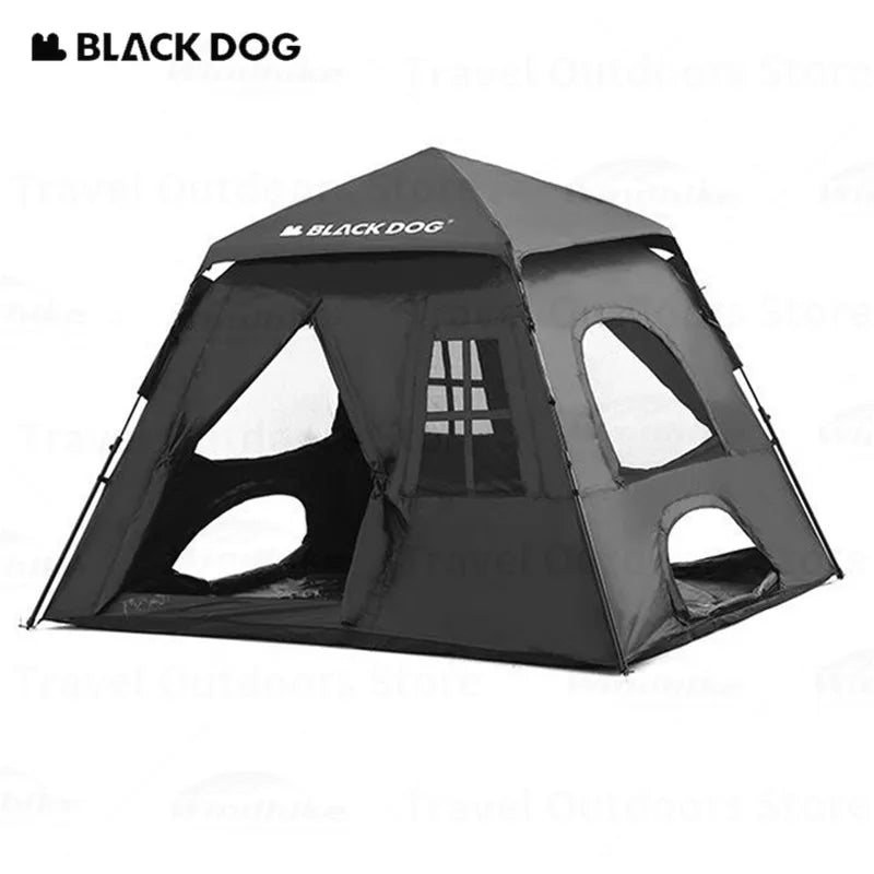 Naturehike BLACKDOG 2.0 Upgrade Automatic Vinyl Tent 150D Oxford Cloth Camping Picnic Square Tent Outdoor Portable Rainproof