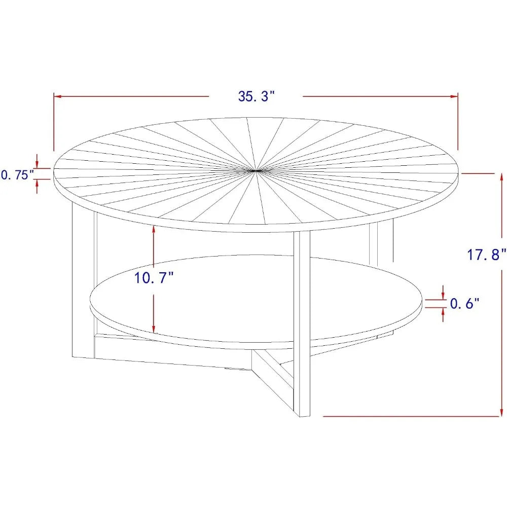 Easy Assembly Design Coffee Table Nordic Mid-Century Coffee Table for Apartment Living Room Furniture Tables Serving Center Café