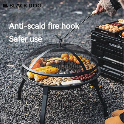 Naturehike BLACKDOG Charcoal Grill Stove For BBQ Outdoor Barbecue Table Camping Picnic Folding Oven Furnace Portable Cookware