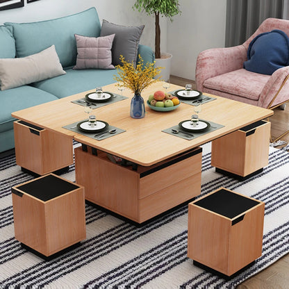 Brother Lian Nordic small family modern simple living room folding lift coffee table multi-function coffee table table