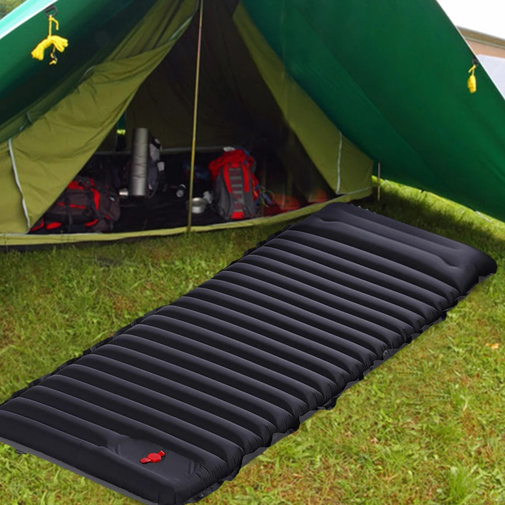 Air Mattress Outdoor Inflatable Camping Mat  Foldable Picnic Blanket Hiking Cushion Portable Sleeping Mat with Storage Bag