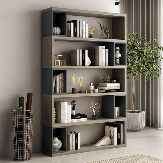 Magazine Racks Corner Bookcase Retro Case Nordic Modern Shelf Cute Replica BookRack Cabinet Estanterias Space Saving Furniture