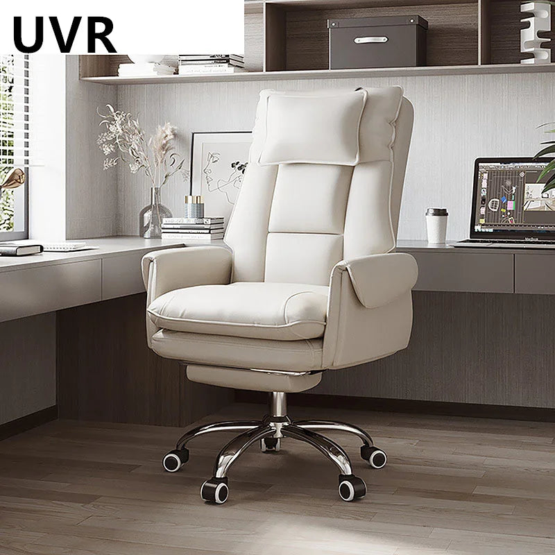 UVR Reclining Office Chair Conference Chair Bedroom Comfortable Professional Computer Chair Adjustable Live Gaming Chair