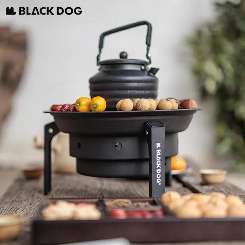 Naturehike BLACKDOG Camping Charcoal Grill Stove For BBQ Outdoor Barbecue Table Picnic Folding Oven Furnace Portable Cookware