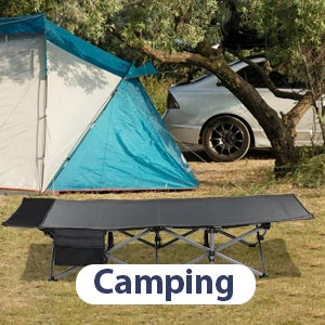 Camping Cot,Flat Sleeping Cot for Adults with Mattress,Portable Foldable Camp Cot for Office,Home Nap,Outdoor Travel