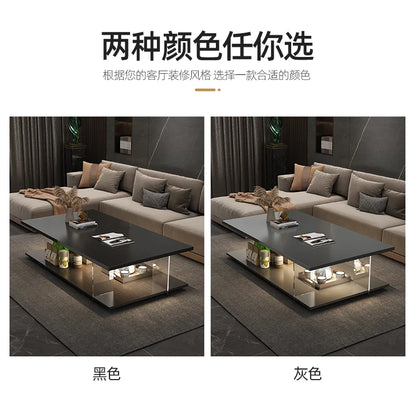 Modern Style Acrylic Design Coffee Table Minimalist Small Coffee Table Living Room Decoration Mesa Posta Entrance Furniture