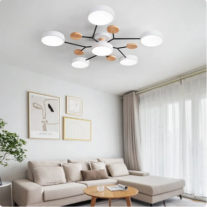 Modern LED Chandelier Lighting for Pendant Lamp Living Room Bedroom Study Home Decoration Indoor Lighting AC90-260V