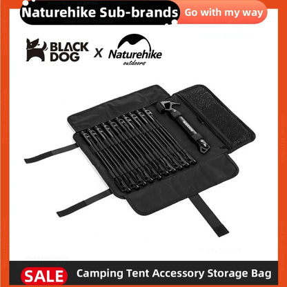 Naturehike-Blackdog Portable Tool Storage Bag Large Capacity Camping Accessories Tools Bag Outdoor Tent Peg Nails Storage Bags