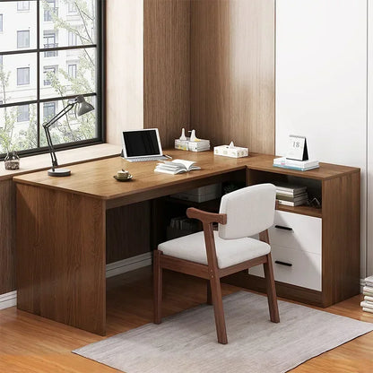 Large Simple Computer Desk Bookshelf Integrated Game Tables Drawers Laptop Home Bedroom Student Study Writing Desk Office Table