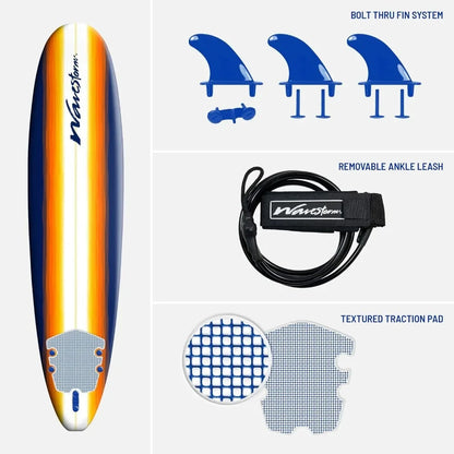 8ft Classic Underwater Scooter Wakeboard Inflatable Sapboard Double Layer Surfboard Kayak Surfing Water Sports Entertainment