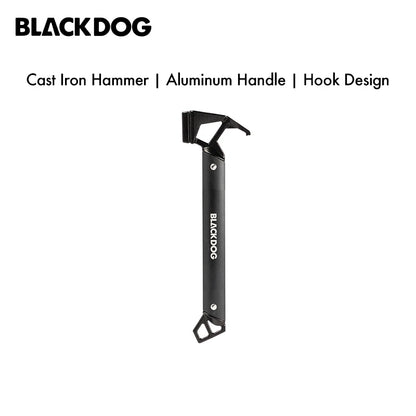 Blackdog Outdoor Multifunctional Tools Camping Tent Ground Peg Hammer Black Dog Workman Wilderness Survival Equipment