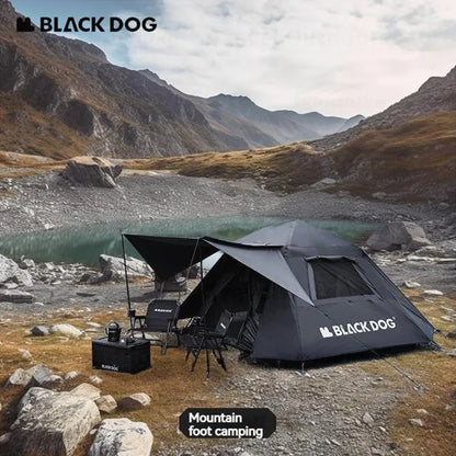 Naturehike BLACKDOG 2.0 Upgrade Automatic Vinyl Tent 150D Oxford Cloth Camping Picnic Square Tent Outdoor Portable Rainproof