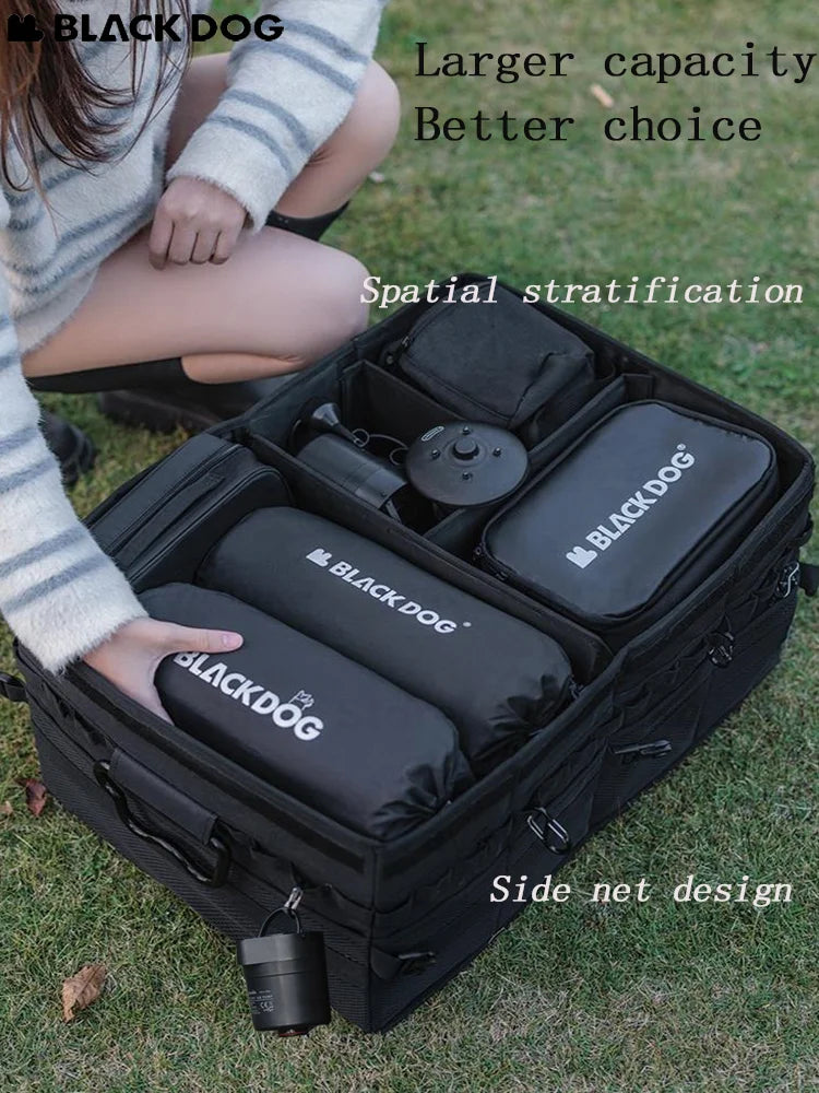 Naturehike Blackdog Traveler Car Storage Box Camping Outdoor Folding and Organizing compartment Multi functional Portable box