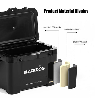 Blackdog BD-BWX003 Outdoor Camping Refrigerator Portable Outdoor Camping Ice Block Cold Preservation Ice Bucket Car refrigerator