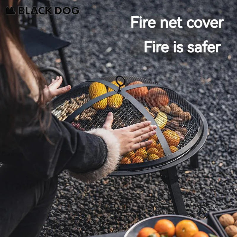 Naturehike BLACKDOG Charcoal Grill Stove For BBQ Outdoor Barbecue Table Camping Picnic Folding Oven Furnace Portable Cookware